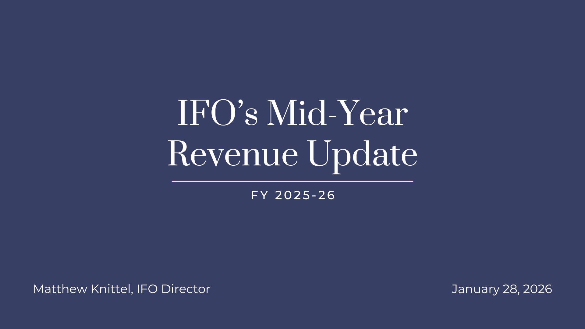 Release thumbnail - Mid-Year Revenue Update FY 2025-26 - 2026-01-28